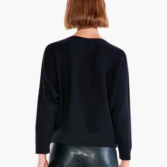 Nic & Zoe Constellation Black Onyx Sweater  Iridescent Embellishments Do… - Picture 2 of 10